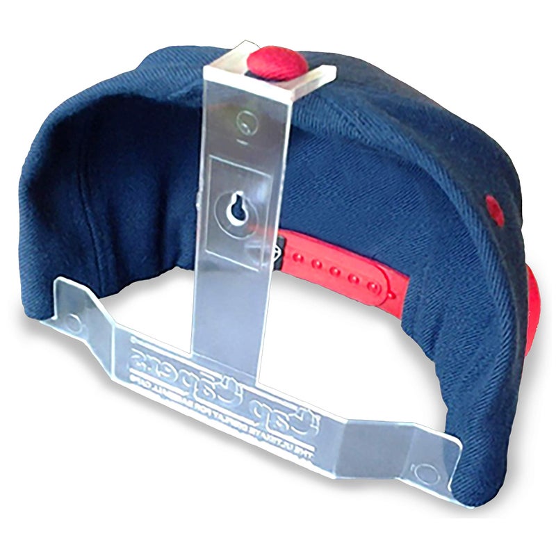 Cap CapersÂ® Baseball Cap Display; Wall Mounted Hat Rack; Baseball Cap Storage & Organization; (6 pk) Great for Cap Collectors. The Ultimate Display for Baseball Caps - Image 1